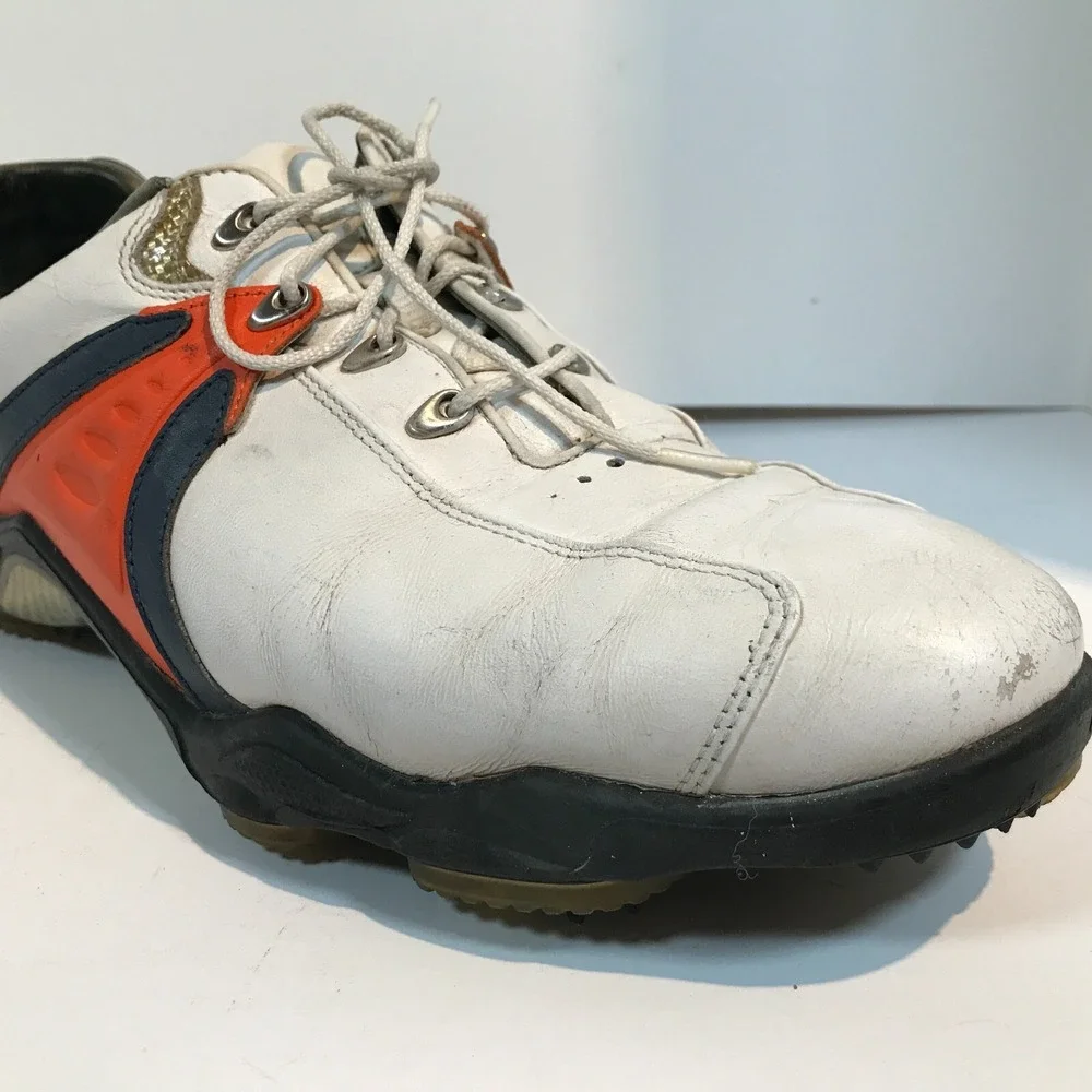 FootJoy MyJoys‎ NFL Denver Broncos Logo Golf Shoes Cleats 10.5M 53461